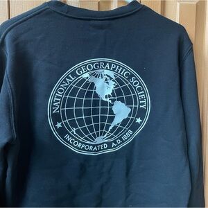 National Geographic Black Sweater